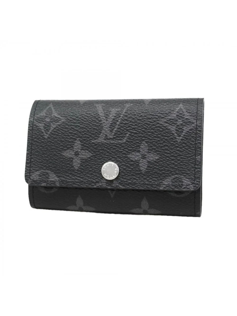 Louis Vuitton Key Case Monogram Eclipse Multicles 6 Black Key Holder